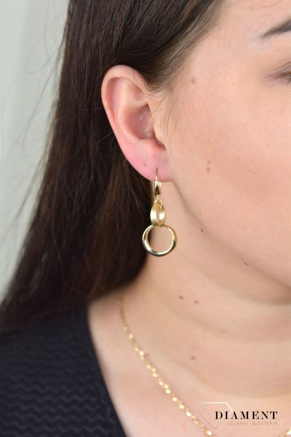 Złote kolczyki próba 585 wiszące koła DIA-KLC-GA 244--585.jpg